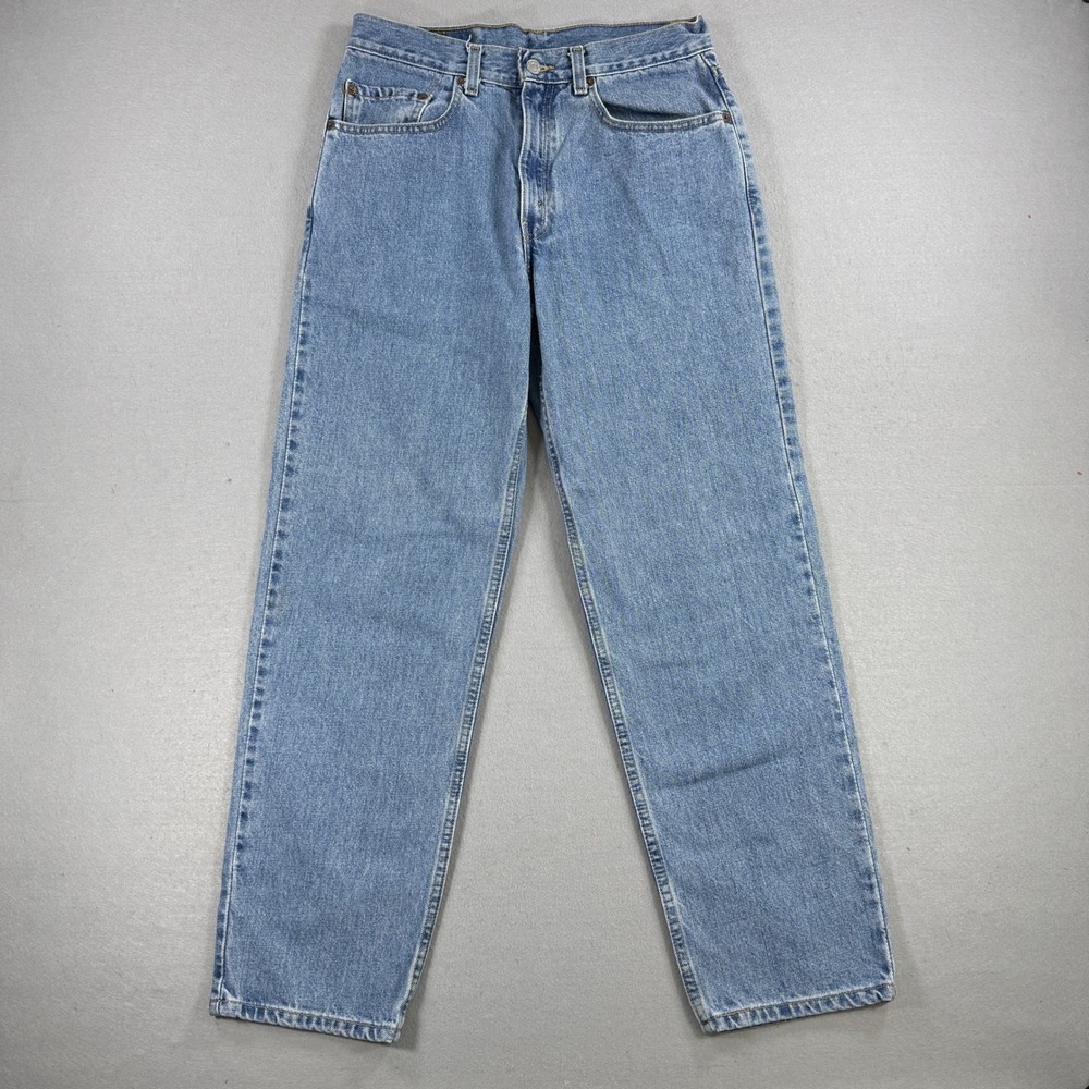 Vintage Levis 550 Jeans Men 32x30 Blue Medium Wash Denim Relaxed Fit Tapered Y2K